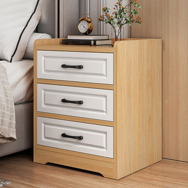 Wood Accent Table Nightstand with Drawer Nightstand with Legs