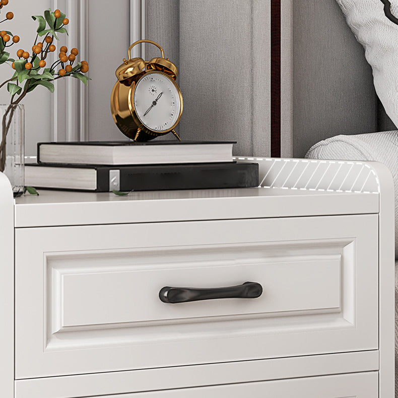 Wood Accent Table Nightstand with Drawer Nightstand with Legs