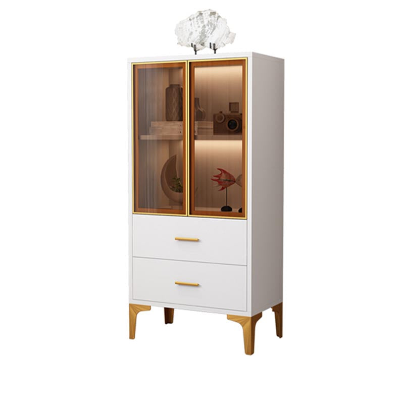 Glam Style Server Engineered Wood Sideboard with Door for Home Use