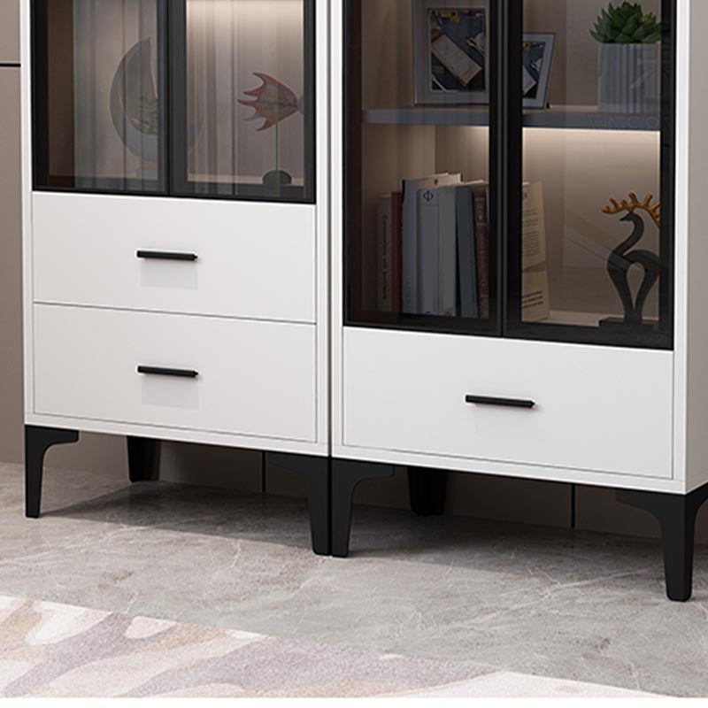 Glam Style Server Engineered Wood Sideboard with Door for Home Use