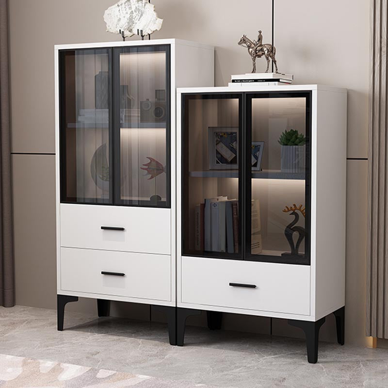 Glam Style Server Engineered Wood Sideboard with Door for Home Use