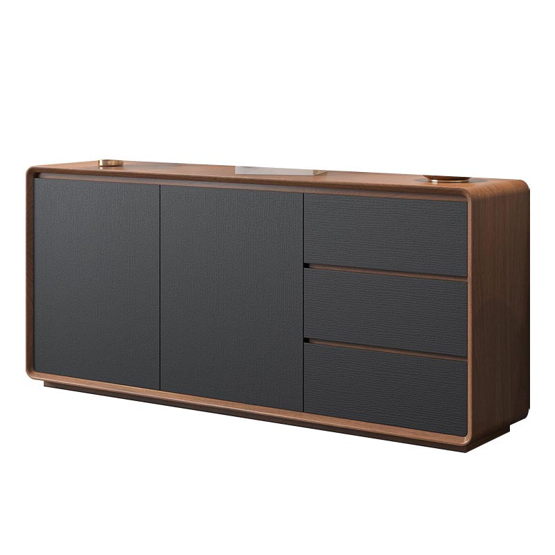 Modern Server Engineered Wood Server with Door and Drawer,47.2"L x 15.7"W x 30.7"H