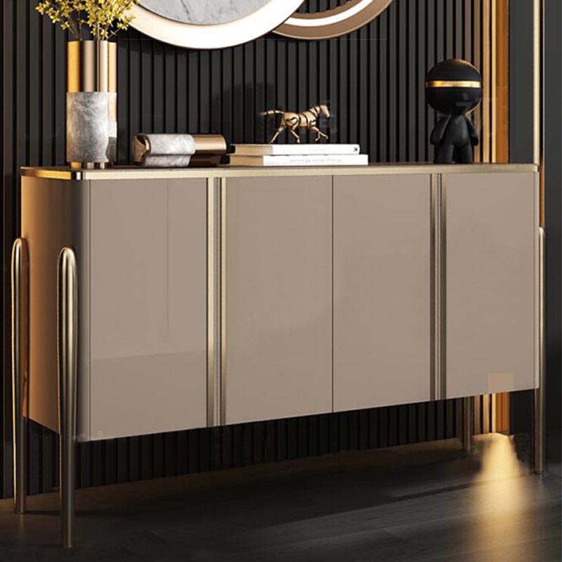 35"H Sideboard Glam Style Sideboard Buffet for Living Room and Kitchen