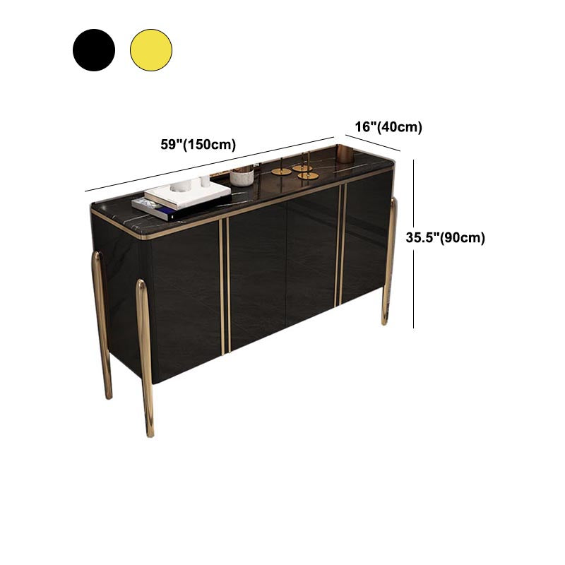 35"H Sideboard Glam Style Sideboard Buffet for Living Room and Kitchen