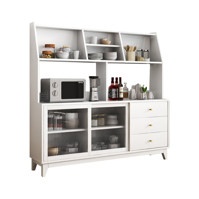 Rectangle Storage Sideboard Contemporary Wooden Kitchen Cabinet