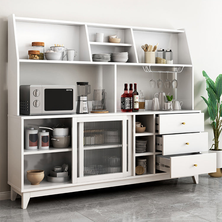 Rectangle Storage Sideboard Contemporary Wooden Kitchen Cabinet