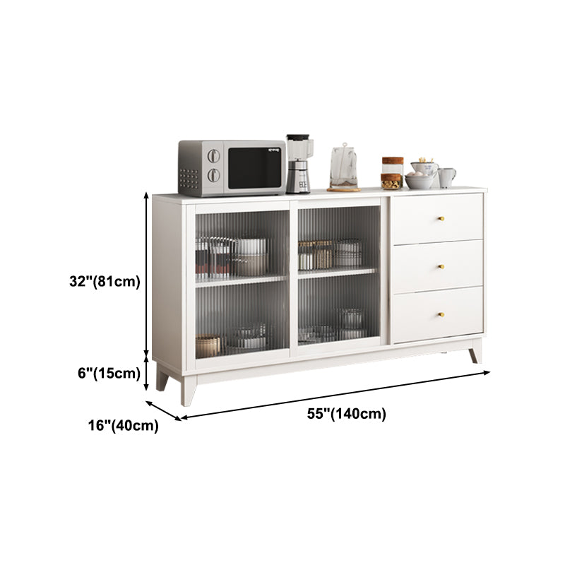 Rectangle Storage Sideboard Contemporary Wooden Kitchen Cabinet