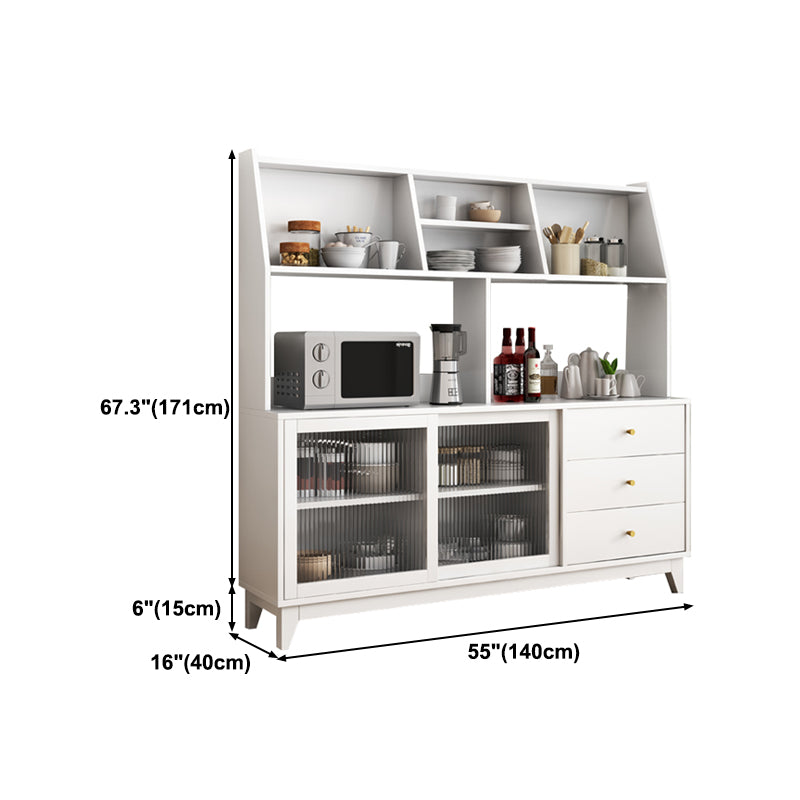 Rectangle Storage Sideboard Contemporary Wooden Kitchen Cabinet