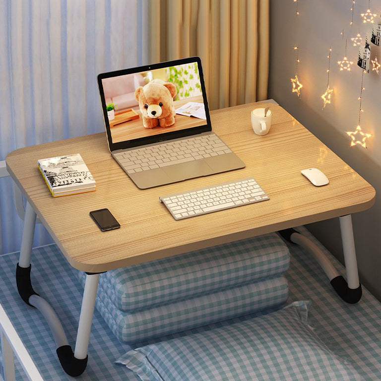 Modern Wooden Office Desk in Folding Rectangular Writing Desk for Bedroom