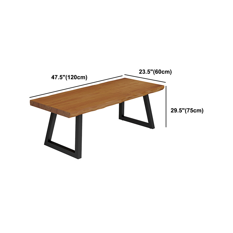 Rectangle Shape Office Table Industrial Solid Wood Working Desk