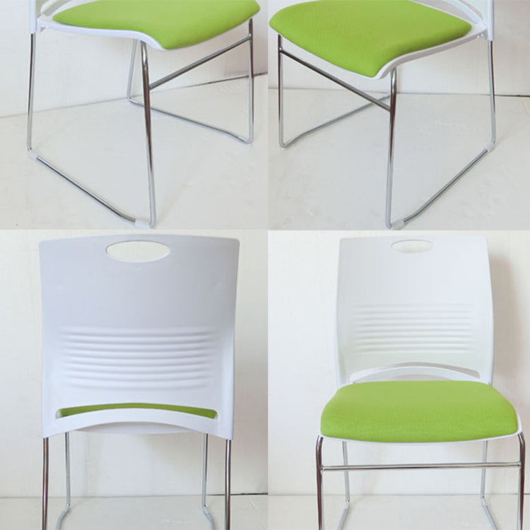 Armless Conference Chair with Metal Frame Modern Office Chair