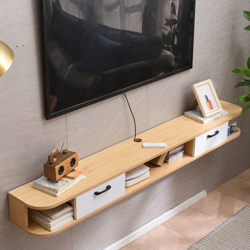 Scandinavian Wall-mounted TV Stand Engineered Wood TV Cabinet