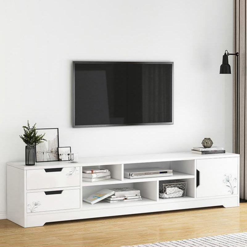 Scandinavian TV Media Stand Engineered Wood TV Stand Console