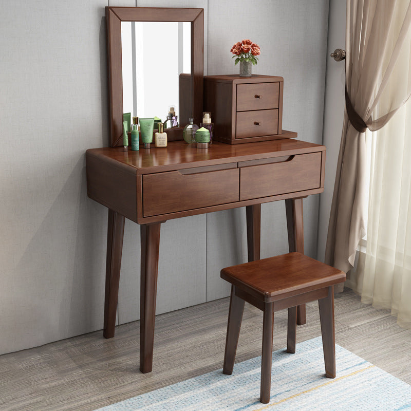 31.5" Height Makeup Vanity Set with Drawer and Mirror Vanity