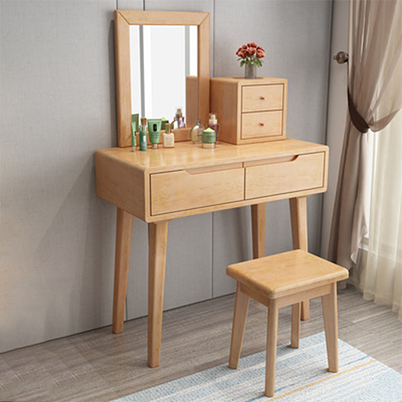 31.5" Height Makeup Vanity Set with Drawer and Mirror Vanity