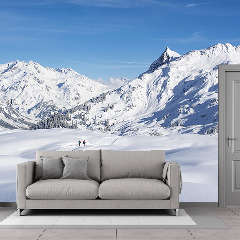 Mountain Environmental Photography Wallpaper Drawing Room Wall Mural