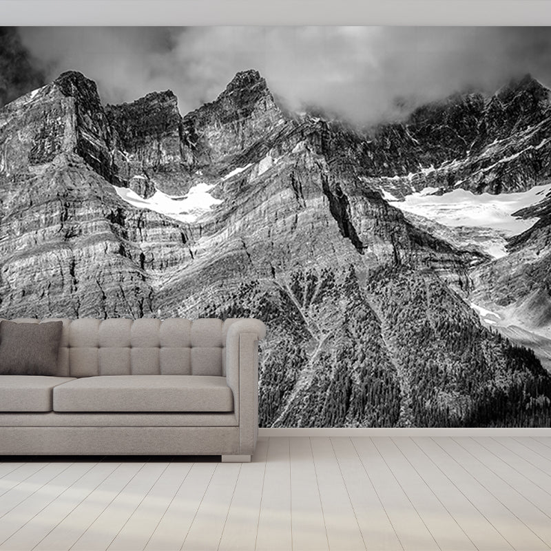 Mountain Environmental Photography Wallpaper Drawing Room Wall Mural