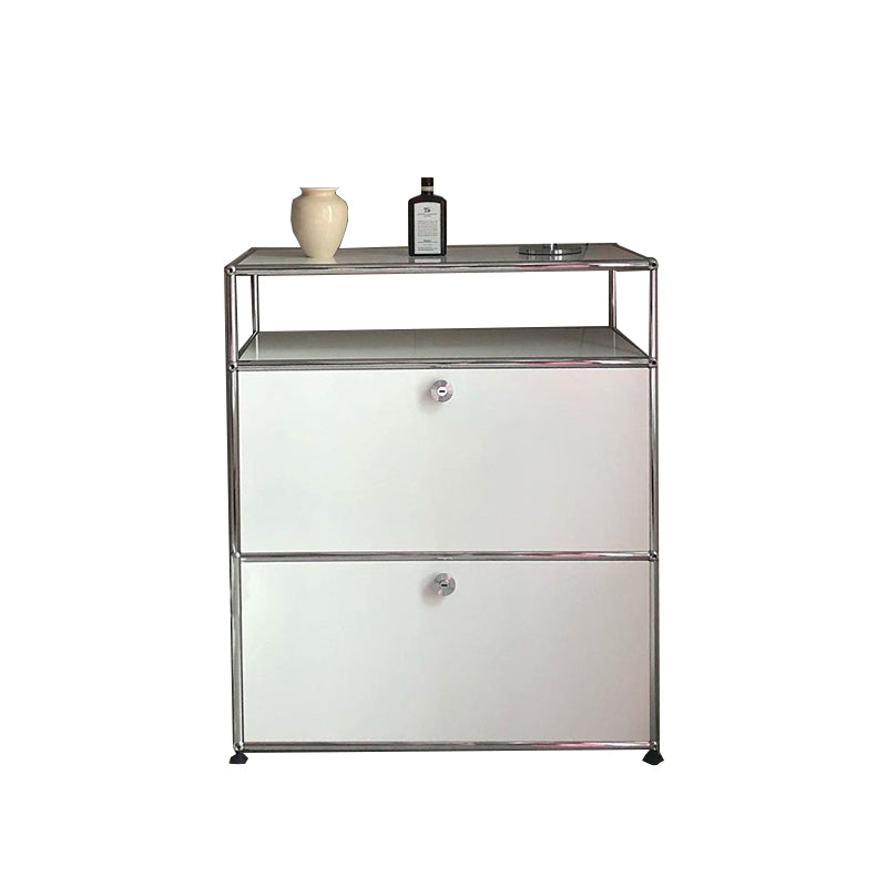 Modern Rectangle Storage Server Metal Sideboard for Dining Room