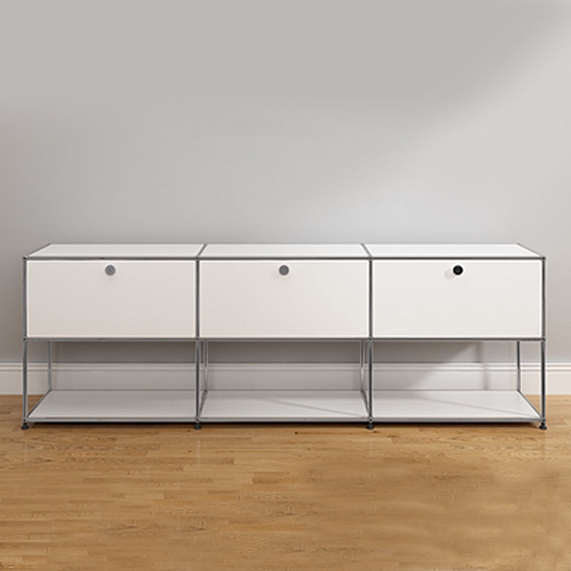 Modern Rectangle Storage Server Metal Sideboard for Dining Room