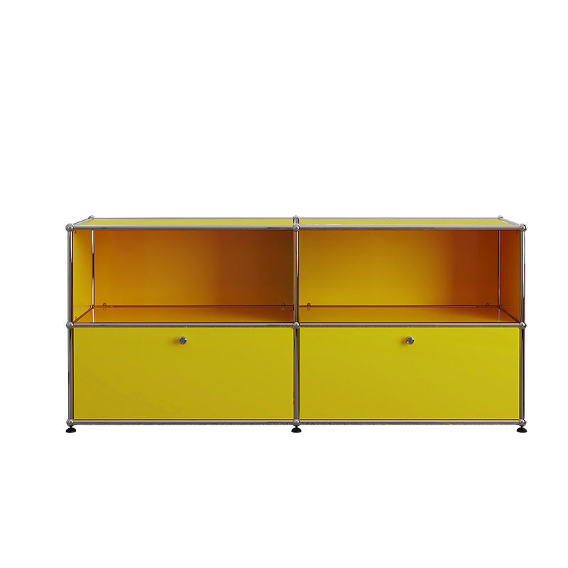 Modern Rectangle Storage Server Metal Sideboard for Dining Room