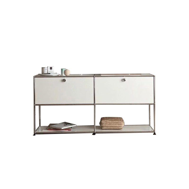 Modern Rectangle Storage Server Metal Sideboard for Dining Room