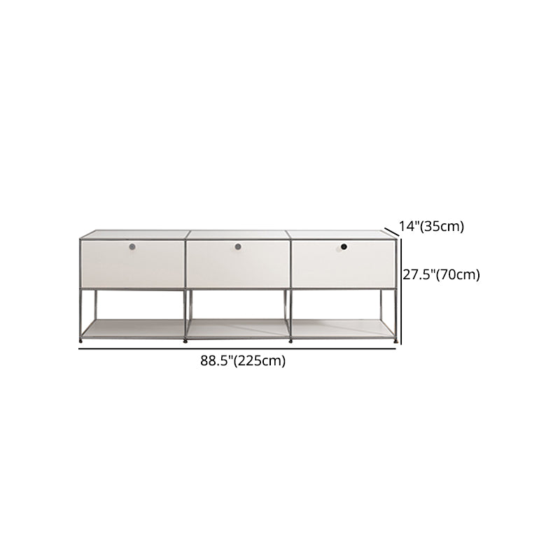 Modern Rectangle Storage Server Metal Sideboard for Dining Room