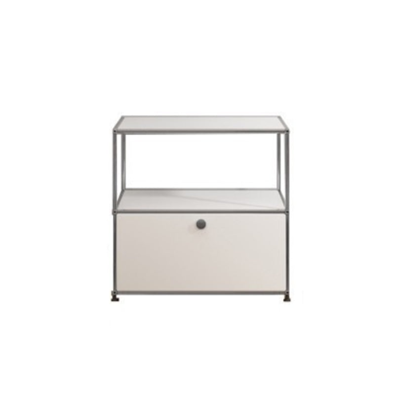 White Colour Metal Sideboard Modern Style Dining Sideboard for Living Room