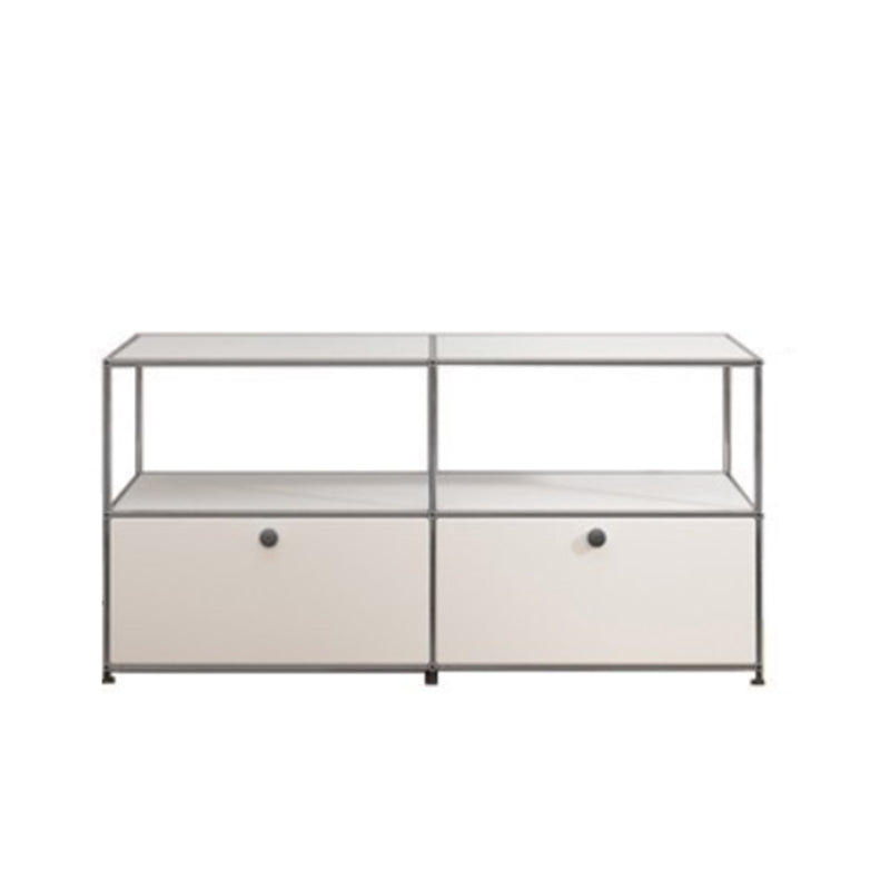 White Colour Metal Sideboard Modern Style Dining Sideboard for Living Room