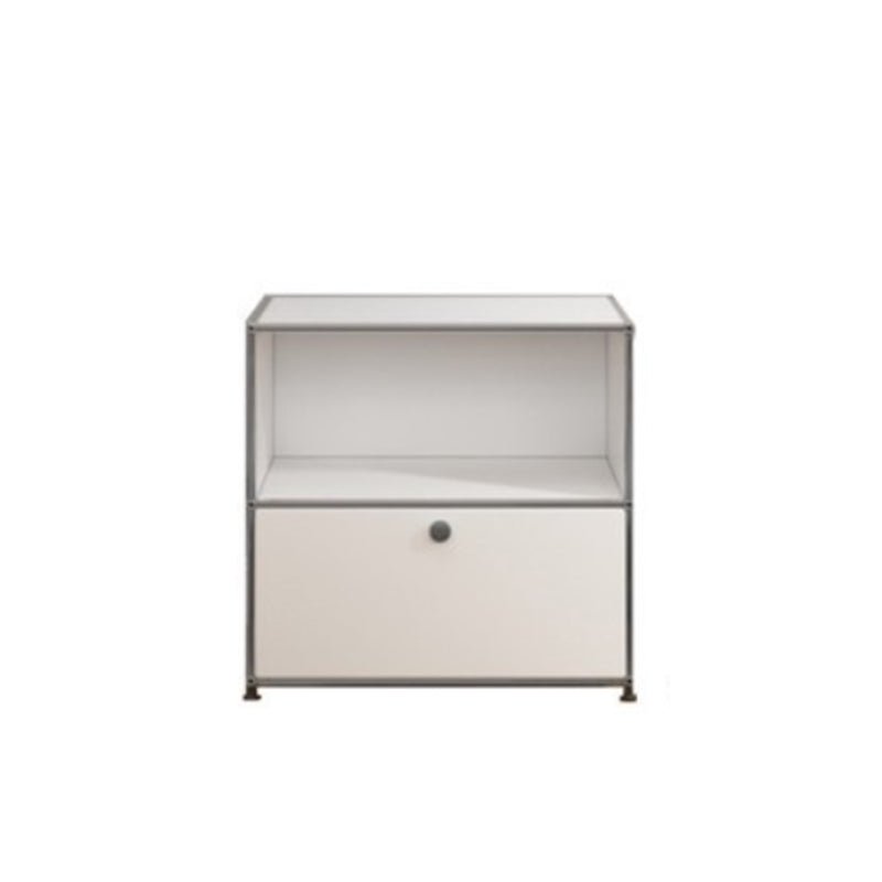 White Colour Metal Sideboard Modern Style Dining Sideboard for Living Room