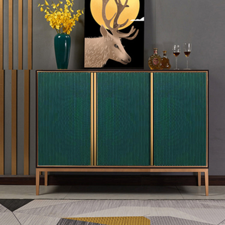 Glam Style Sideboard Engineered Wood Dining Sideboard with Doors for Living Room