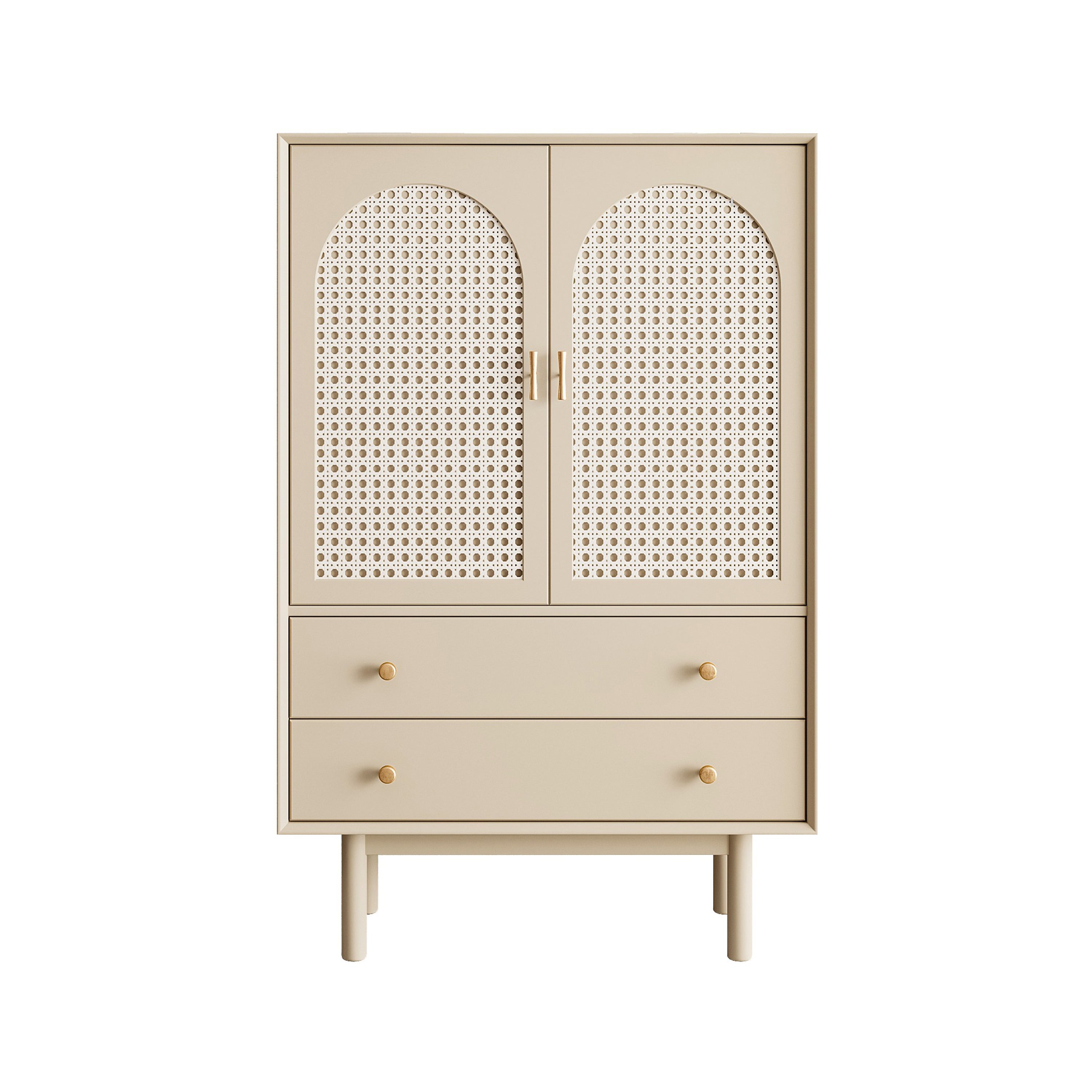 Modern Rectangle Storage Server Wooden Sideboard with Drawers and Doors