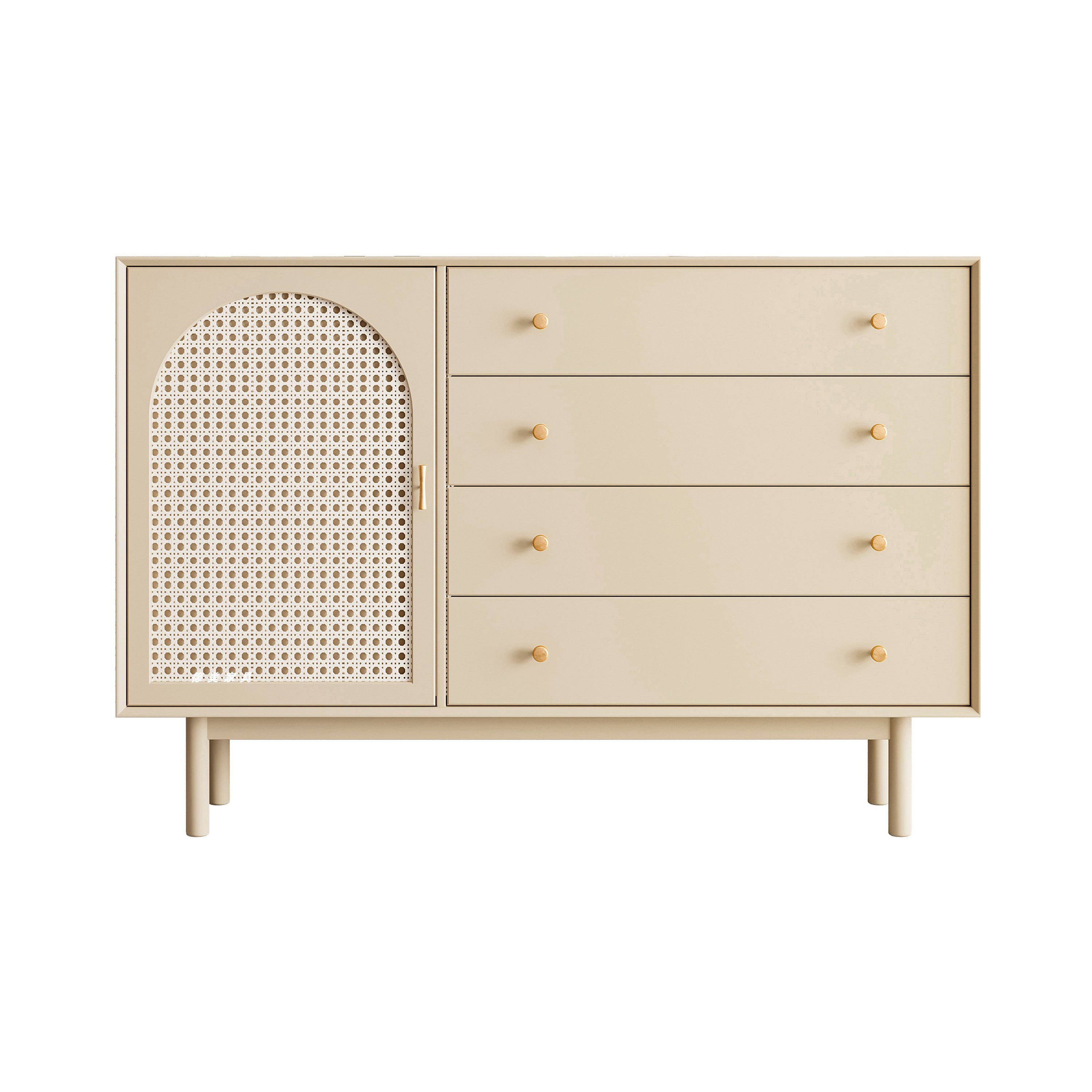 Modern Rectangle Storage Server Wooden Sideboard with Drawers and Doors