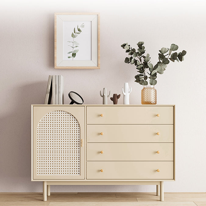 Modern Rectangle Storage Server Wooden Sideboard with Drawers and Doors