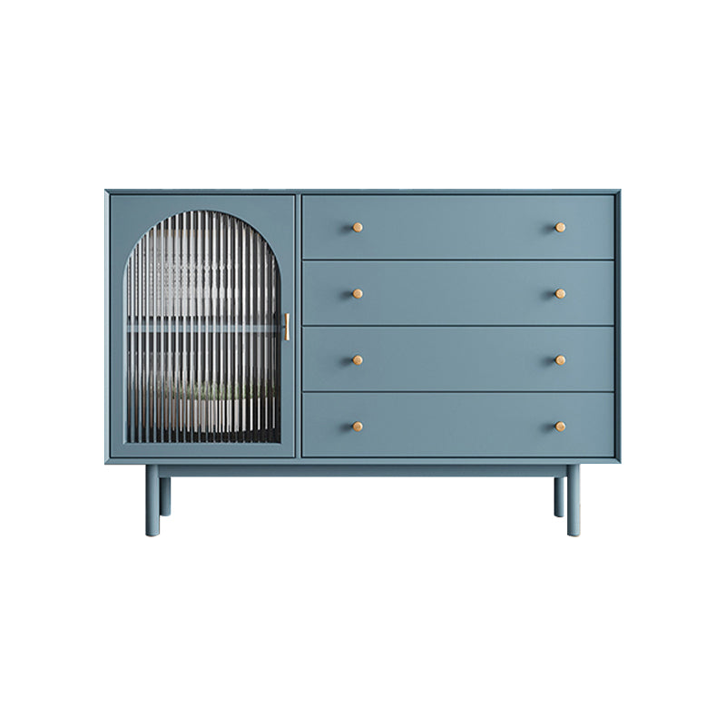 Modern Rectangle Storage Server Wooden Sideboard with Drawers and Doors