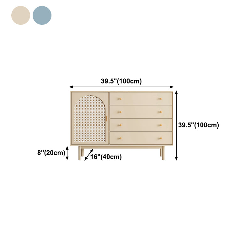 Modern Rectangle Storage Server Wooden Sideboard with Drawers and Doors