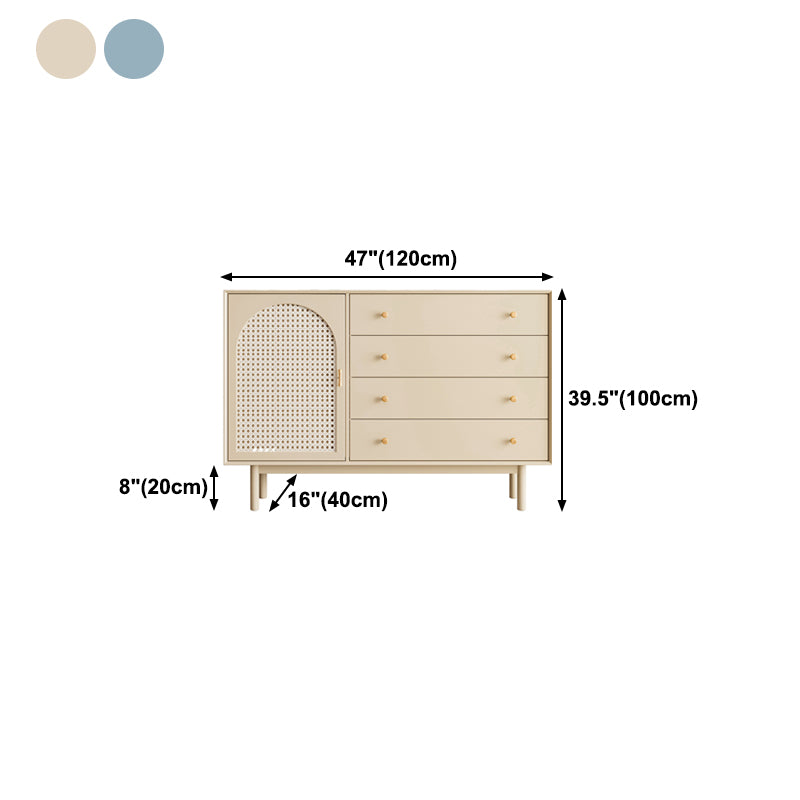 Modern Rectangle Storage Server Wooden Sideboard with Drawers and Doors