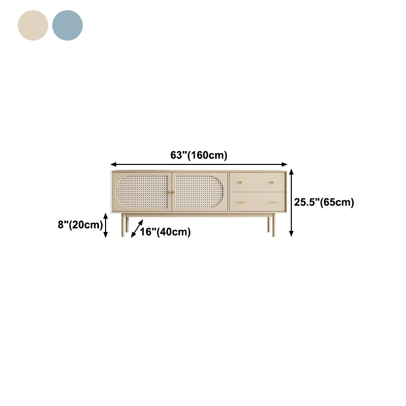 Modern Rectangle Storage Server Wooden Sideboard with Drawers and Doors