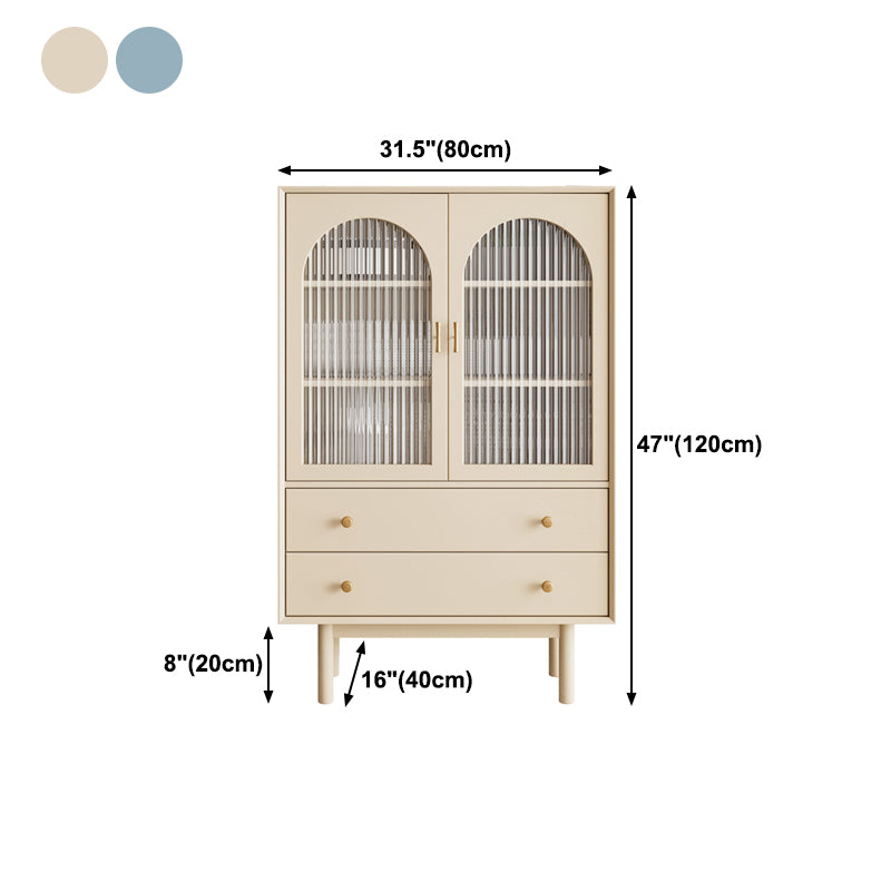 Modern Rectangle Storage Server Wooden Sideboard with Drawers and Doors