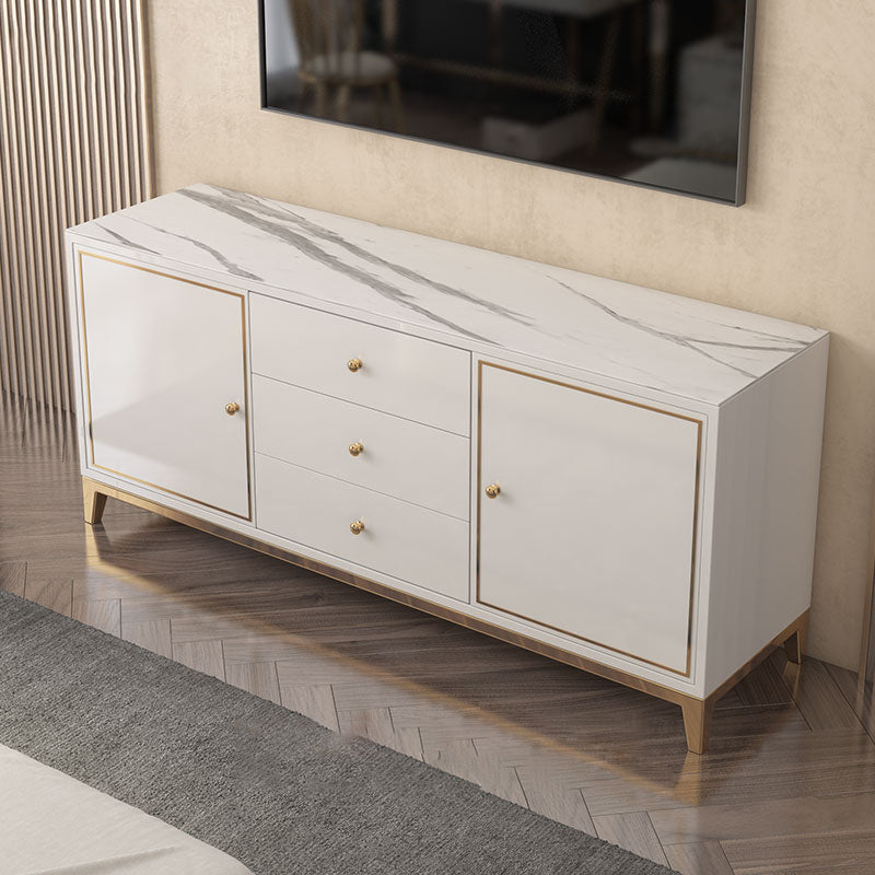 Rectangle Sideboard Luxury Storage Server with Drawers and Doors