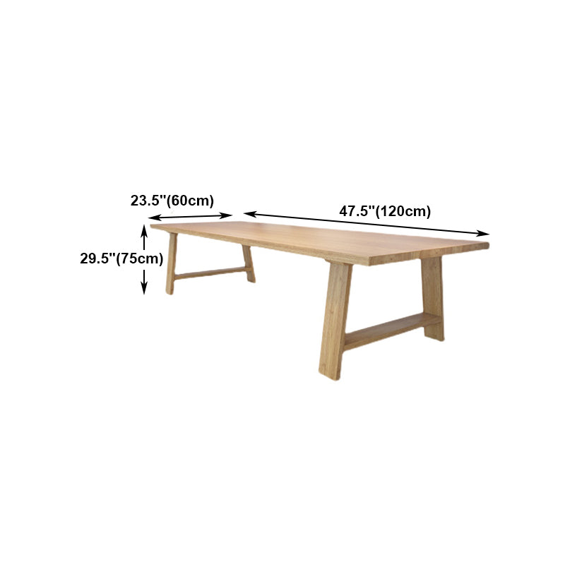 Solid Wood Office Table Contemporary Wood Color Meeting Table