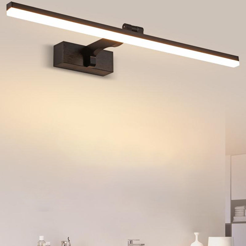 Black Vanity Light Contemporary Led Vanity Light for Bathroom