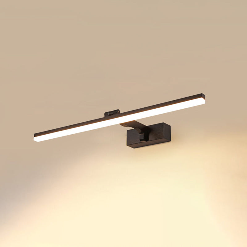 Black Vanity Light Contemporary Led Vanity Light for Bathroom