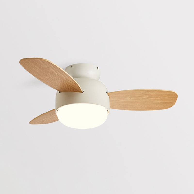 Metal Ceiling Fan Light Modern Style 1 Light Ceiling Fan Lighting for Children's Room