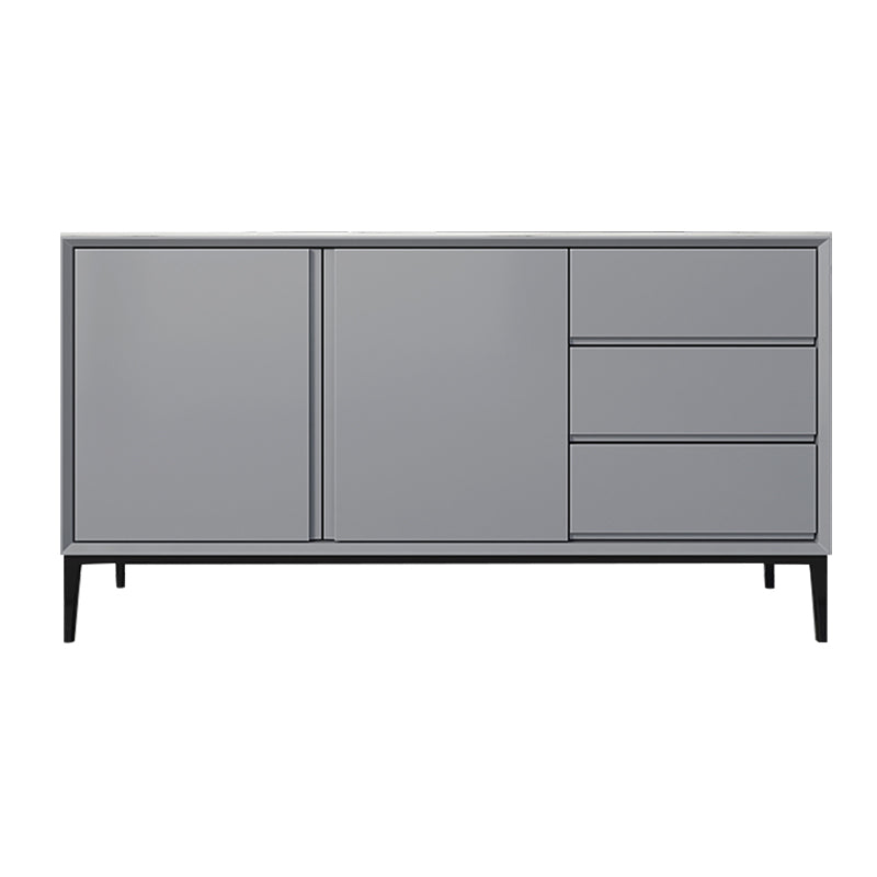 3-Drawer Sideboard Buffet Manufactured Wood Modern Style Sideboard Buffet