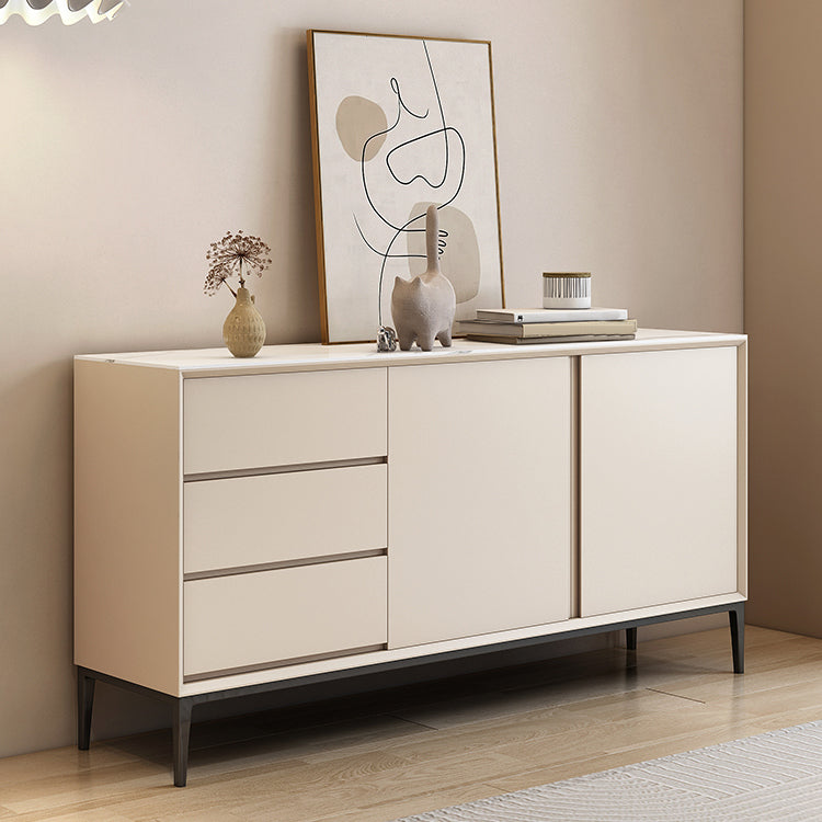 3-Drawer Sideboard Buffet Manufactured Wood Modern Style Sideboard Buffet