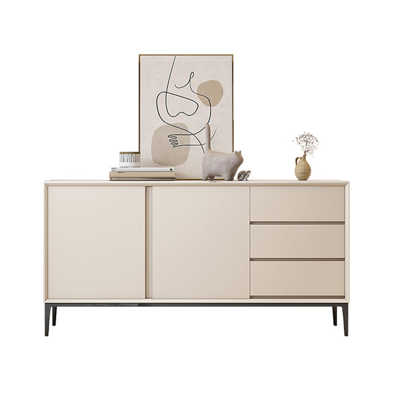 3-Drawer Sideboard Buffet Manufactured Wood Modern Style Sideboard Buffet