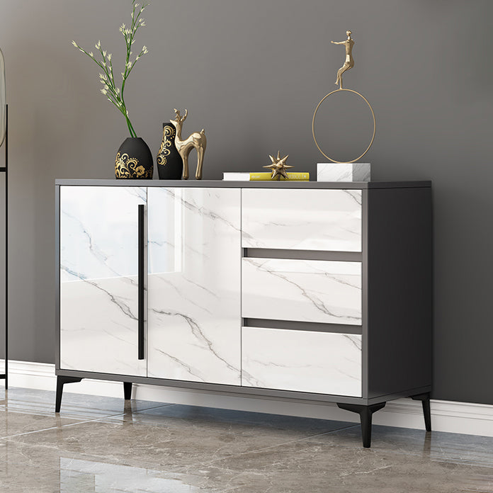 Engineered Wood Contemporary Sideboard Cabinet Dining Room Sideboard