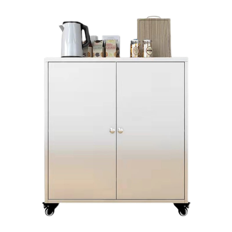 Steel KItchen Sideboard Cabinet Modern Buffet Server Cabinet with Door