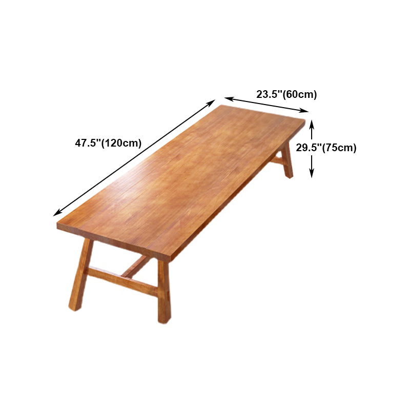 Meeting Desk Modern Pine Solid Wood Rectangle Table for Office