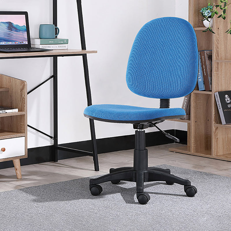 Adjustable Seat Height Office Chair Nylon Frame Swivel Chair with Caster Wheels